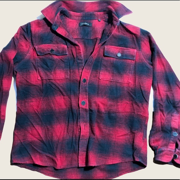 ✨ ACADEMIA FLANNEL SHIRT (M) - Picture 1 of 6